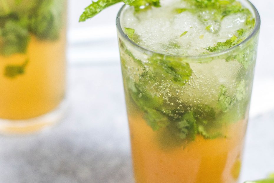 Iced Black Tea Mojito